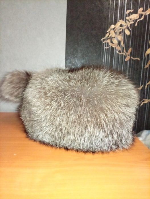 Шапка женская чернобурка