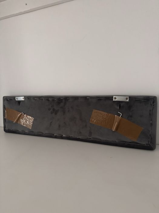 Cuier perete tapitat 60x16 cm (nou)