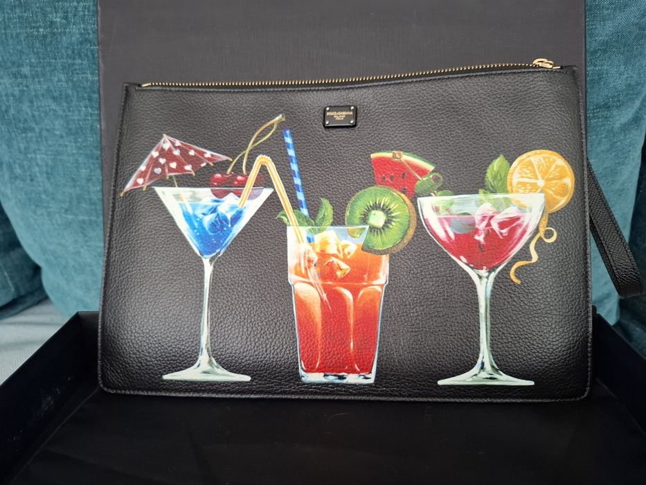 Dolce & Gabbana Drink дамски кожен клъч
