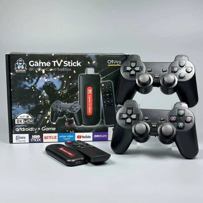 Q9Pro Game TV Stick – Вашият Портал към 49,000+ Игри и 4K Ultra HD