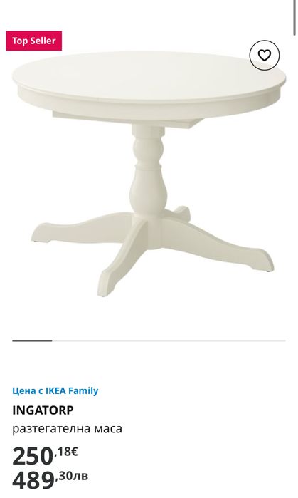 Кухненска маса Ikea и столове