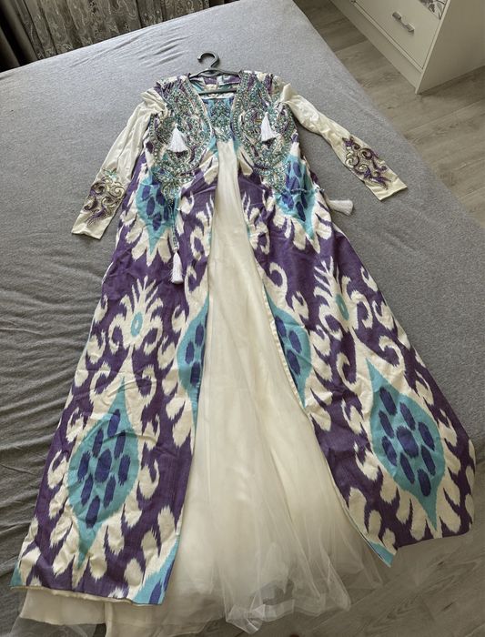 Адрасное платье, келин койлак,адрас, чапан,чопон,келин салом,ансамбль