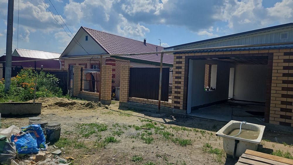 Бригада строителей. Кладка.,стяжка,крыша,гараж