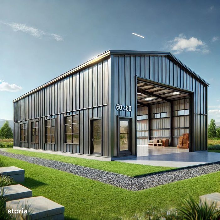 Hală și teren industrial și 64 ari în Criseni  Vânzare/Închiriere