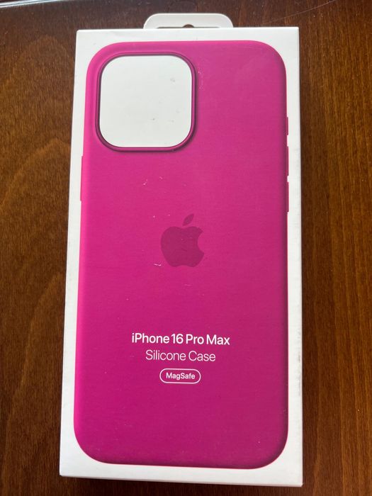 Калъф Apple - Silicone MagSafe, iPhone 16 Pro, Fuchsia