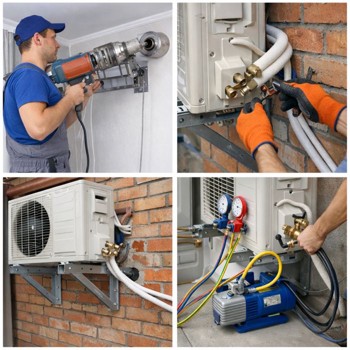 Установка кондиционера