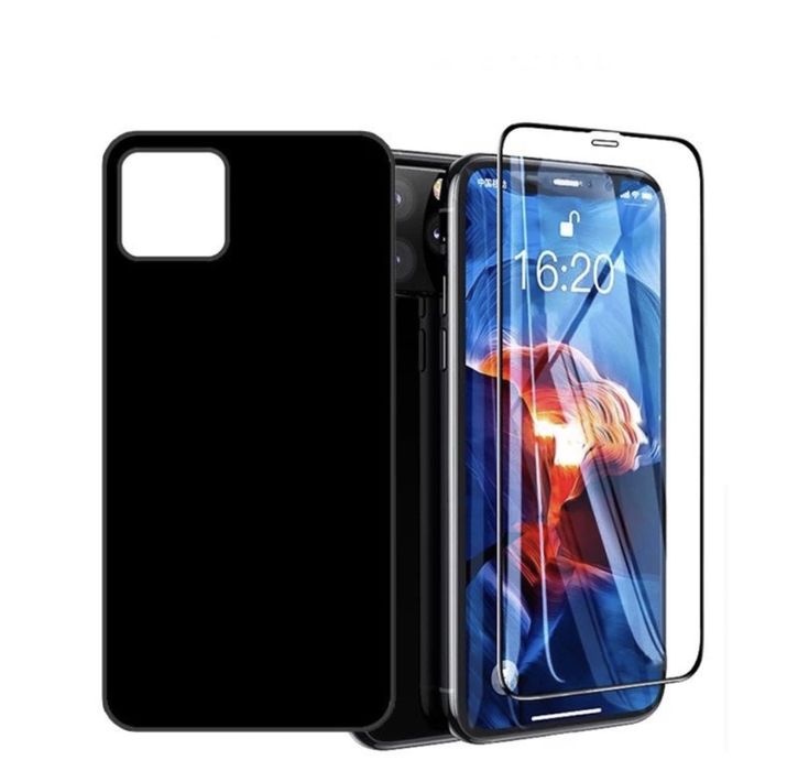 Husa TPU Soft Case+Folie Sticla 21D Iphone 12/13/14/15/16/17 PRO MAX