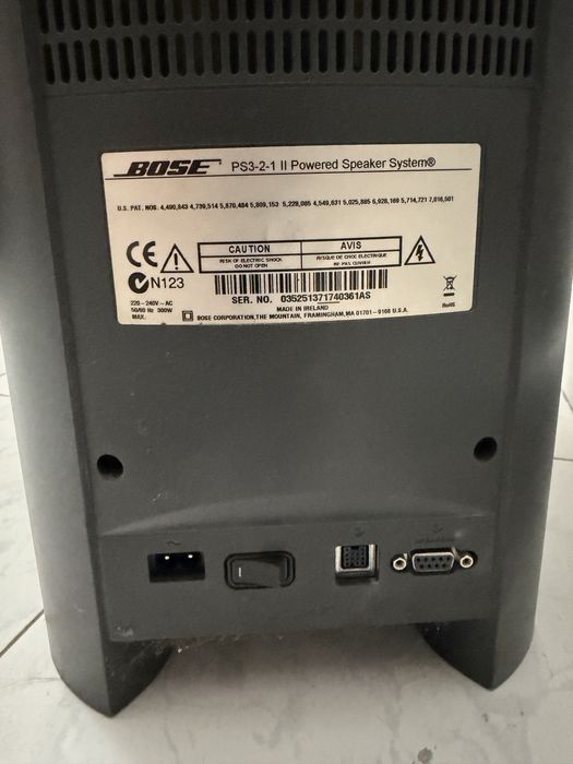 Vand sistem Bose 3-2-1
