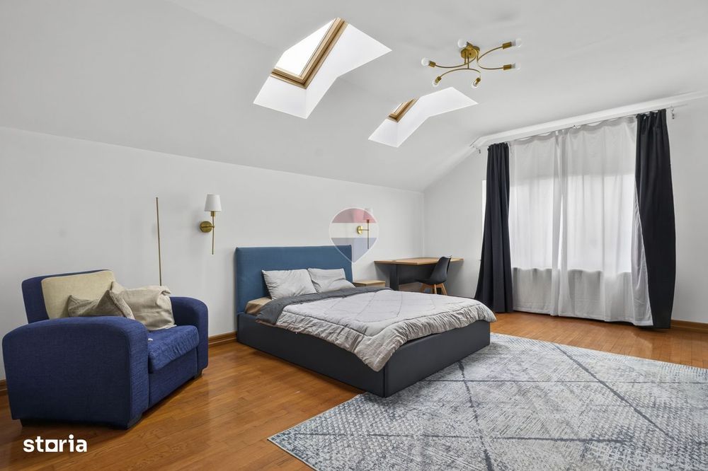 Casă 5 dormitoare si teren 725 mp de închiriat în zona Gradiste