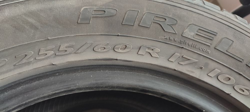 Продам шины 255/60/17 PIRELLI