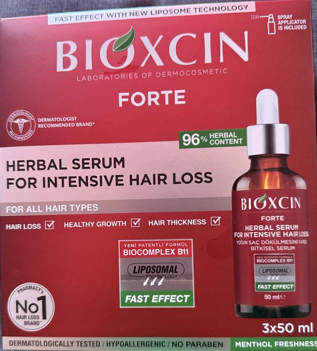Bioxcin серум против косопад 3х50 ml