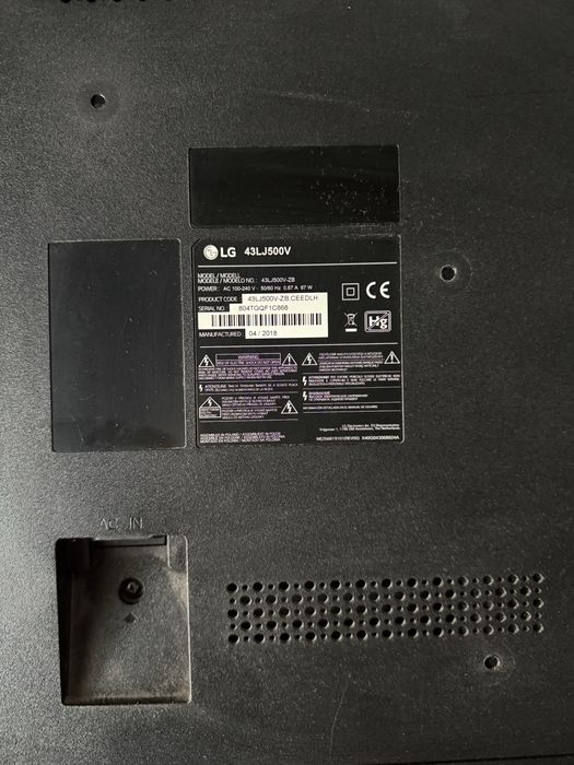 Televizor LG 43LJ500V 108cm.