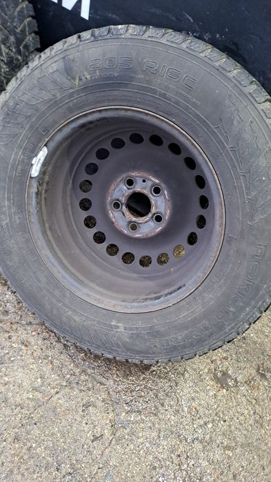 2бр. 16" 5Х120мм Фолксваген, 5х120мм VW С 4бр.  ГУМИ 205 R 16C