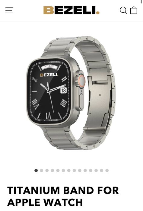 Титановый ремешок Bezeli для Iwatch 49