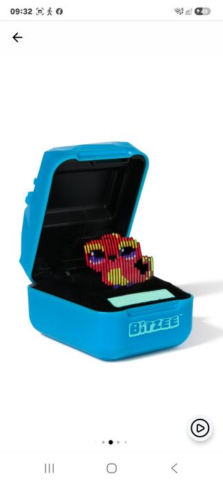 Jucarie interactiva Bitzee - Animalut digital, cutie albastra