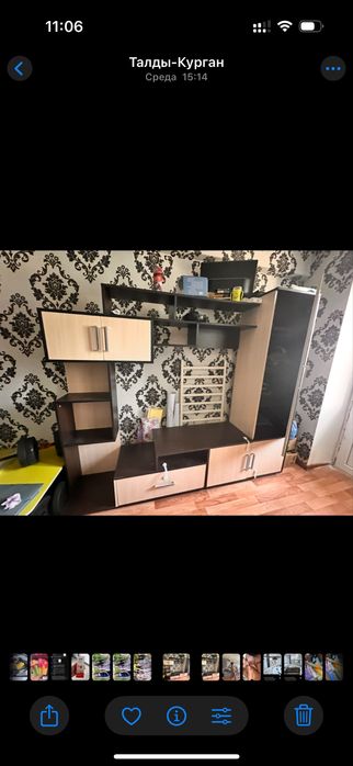 Продается стенка,в подарок полка