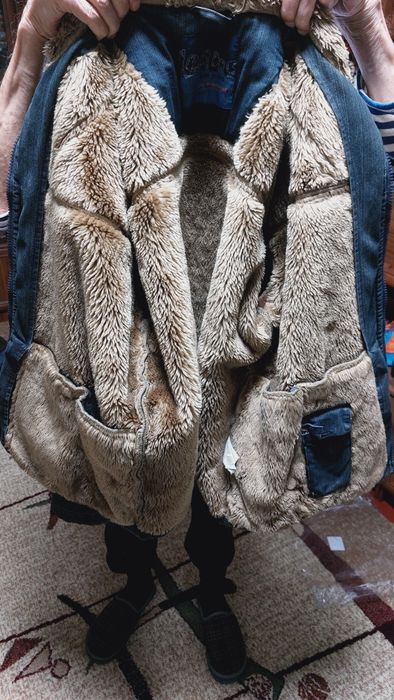 Зимняя куртка джинсовая