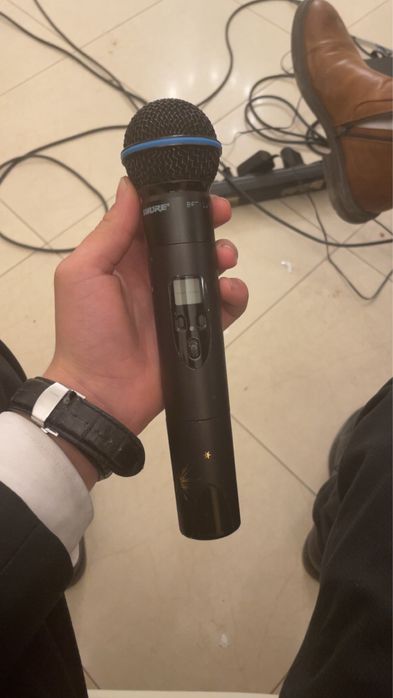 Sistem wireless shure ULXP4+reciver+antene+reglaje+cabluri+model folie