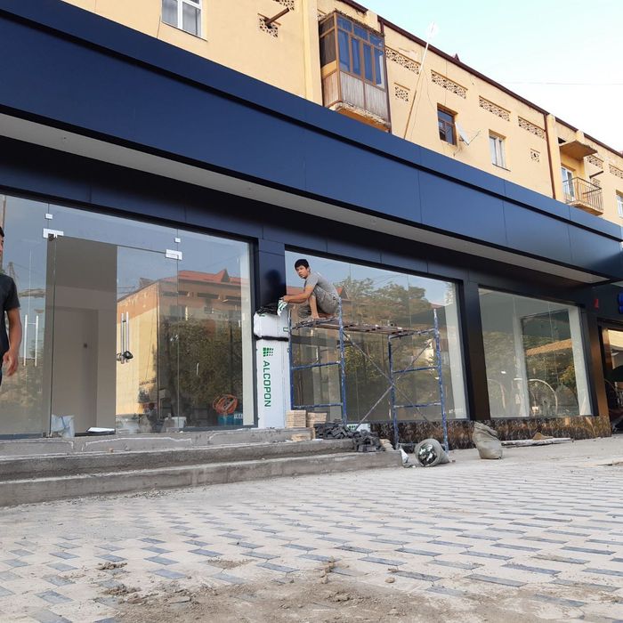 Alkafon alkabon naves fasad magazin zdanya алкафон Алюкобонд магазин