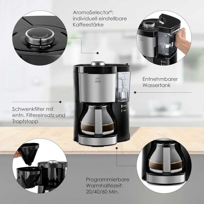 Кафемашина Melitta Aroma Selector Look V Perfection 1.25 литра