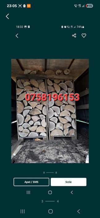 lemne de foc fag stejar și salcâm