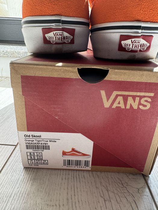 Adidasi VANS OLD SKOOL Portocalii