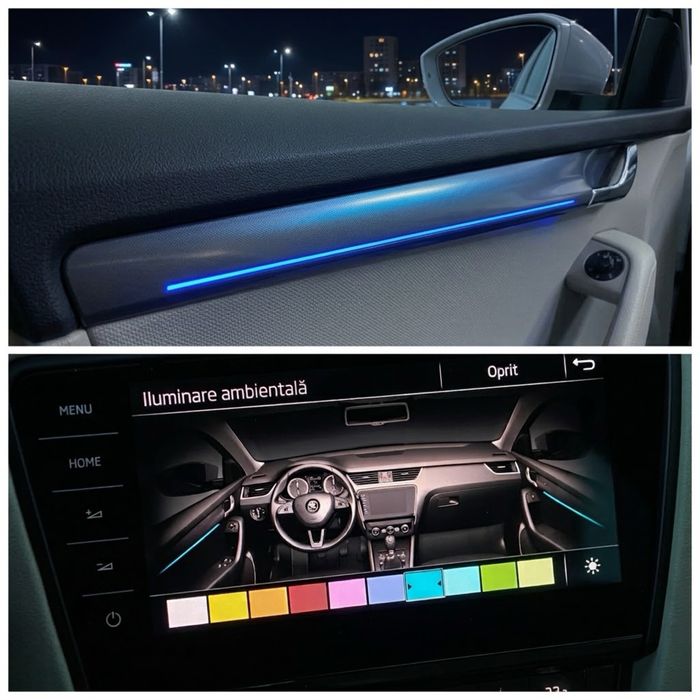 Faruri Full Led/Distronic/Lane assist/Side assist/Blind spot assist/Camera/DVD/Lumini ambientale