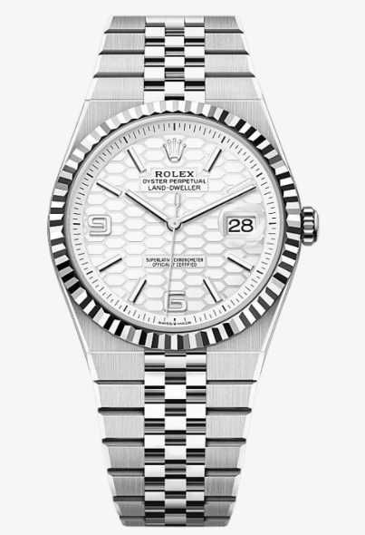 NEW Rolex Land-Dweller 40mm Steel and White Gold