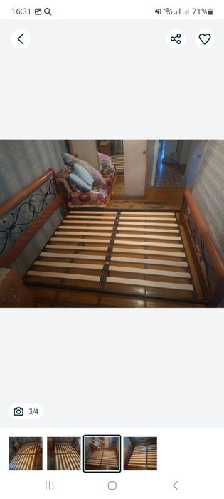 Кованна 2-х спальная кровать