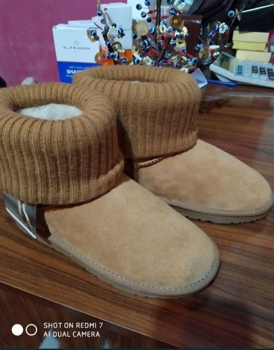 Фирменные UGG угги из натуральной кожи и меха.Р 34-36