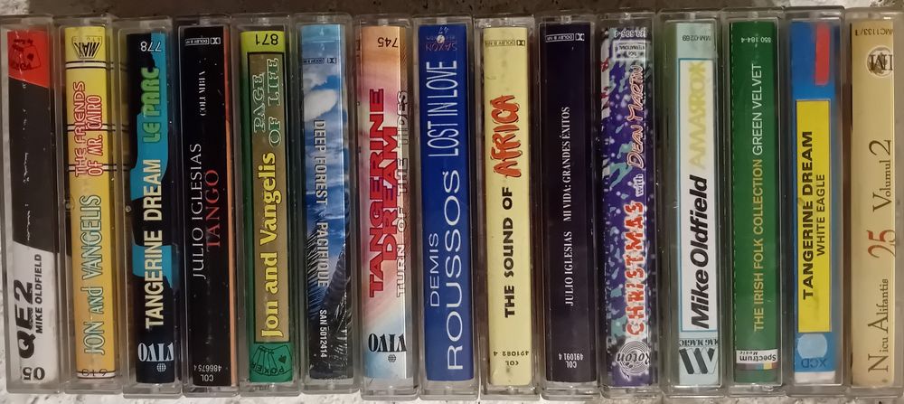 Casete audio.  Lot casete audio.