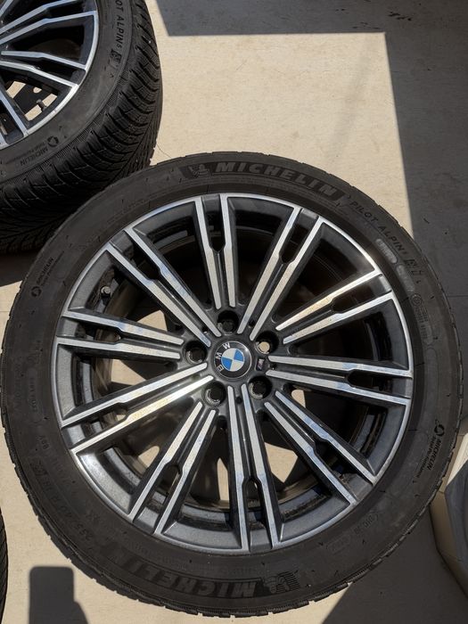 Jante BMW M 790M R18 originale + anvelope iarnă Michelin Pilot Alpin 5 G20 G21