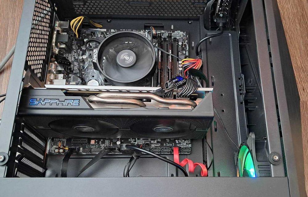 PC Gaming Ryzen 5 2600X/Video RX 580/16 GB DDR4/SSD+HDD/GTA5/CS GO,etc