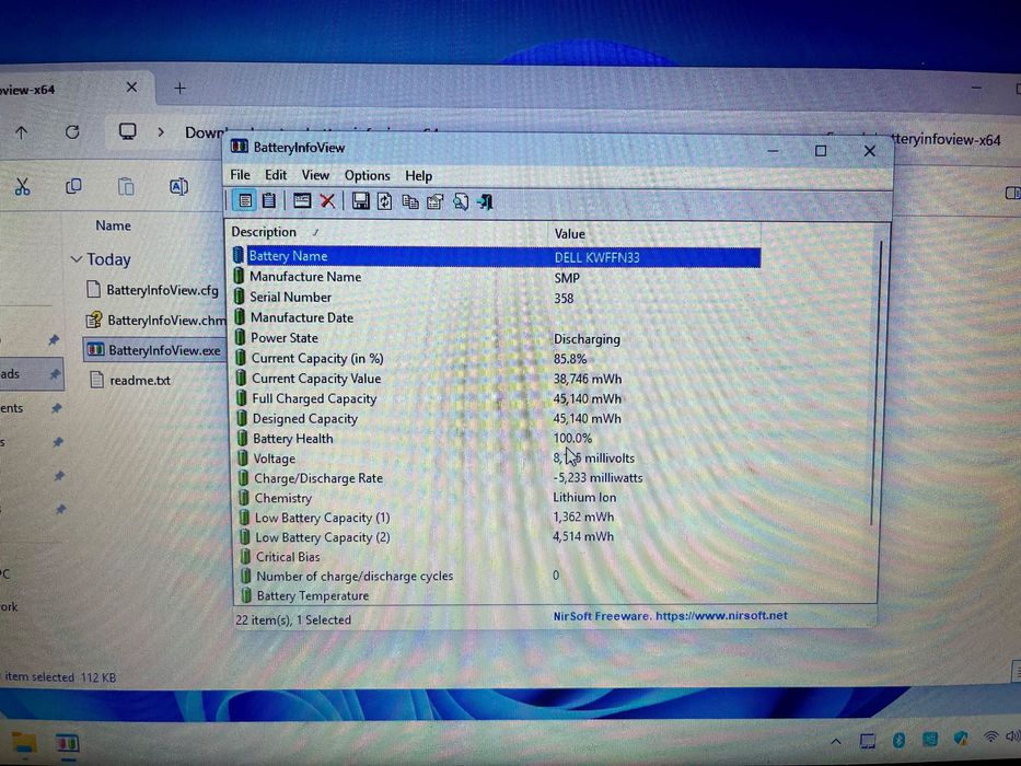 Laptop Dell Latitude E7240, I7-4600/2,1gHZ,SSD 256GB, baterie NOUA,W11