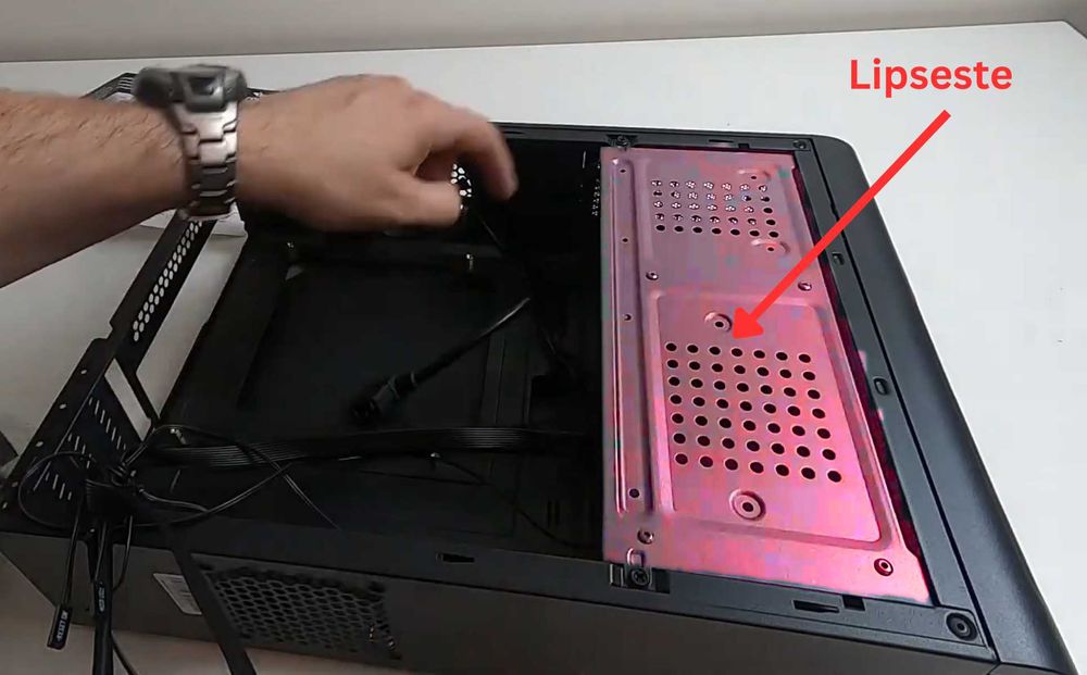 Carcasă PC Aerocool CS-101 Slim + 3 Ventilatoare