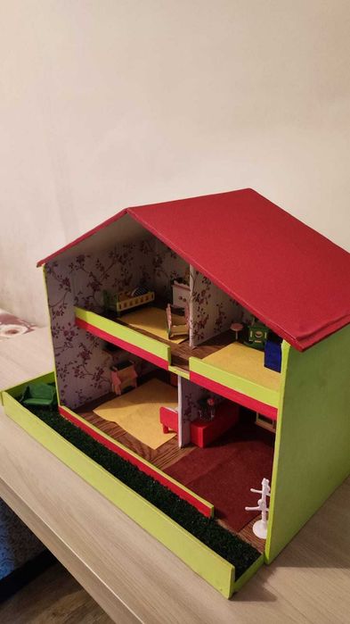 Домик игрушечный кукольный