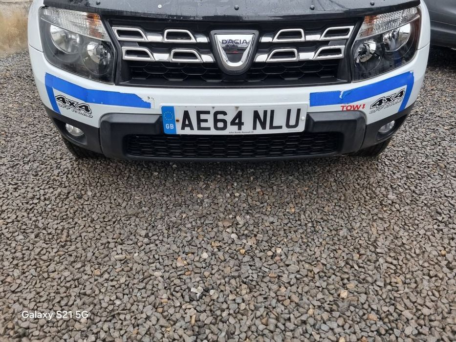 Bara fata Dacia Duster Facelift 2014 - 2017 WHITE 0V369 (1418) model fara spalatoare far