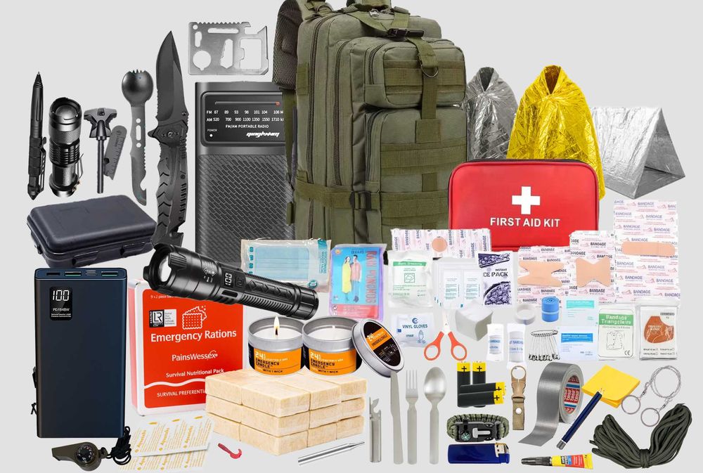 Комплект за оцеляване - 55 части за спешни ситуации