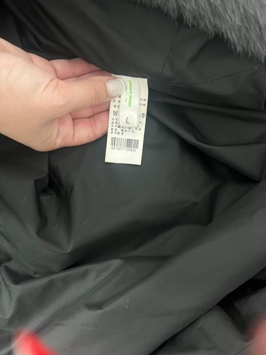 Geaca cu puf de gasca si blana de vulpe