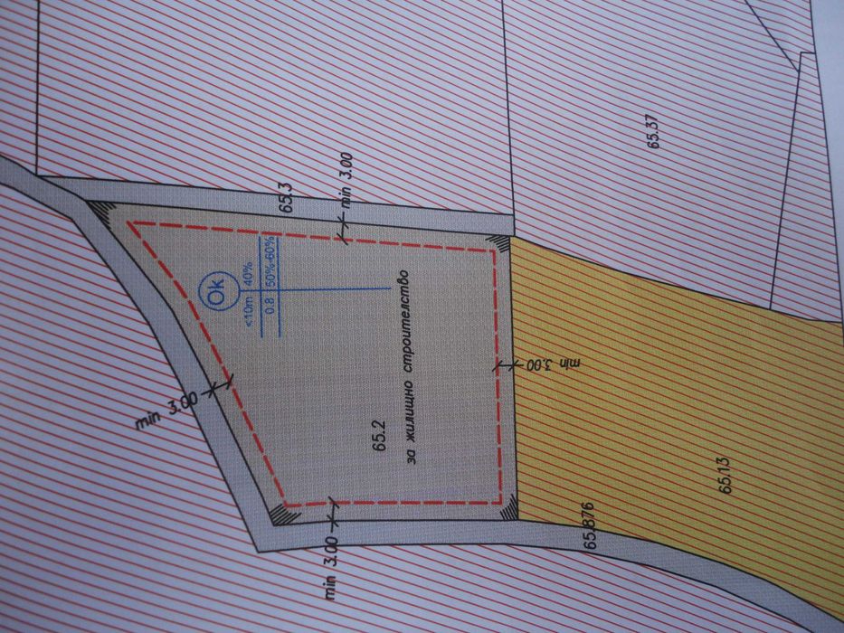 Продава се Парцел в Перник, Промишлена зона - 2794 кв.м за 24 €/кв.м - Снимка #8