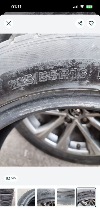 Шины летние 215,55,16