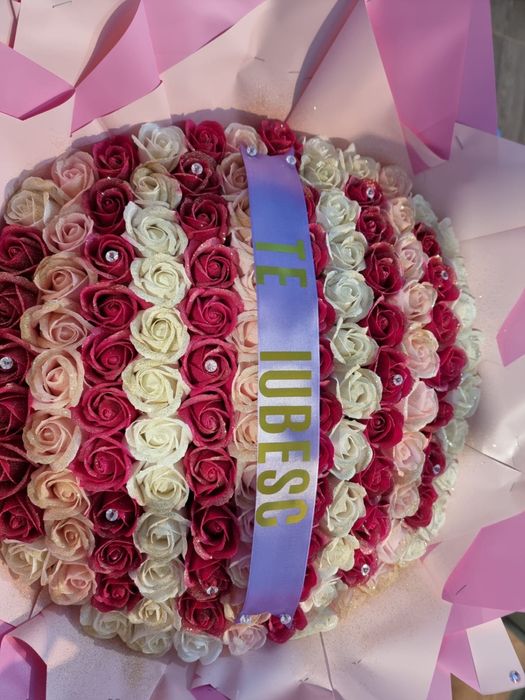 Buchete trandafiri sapun