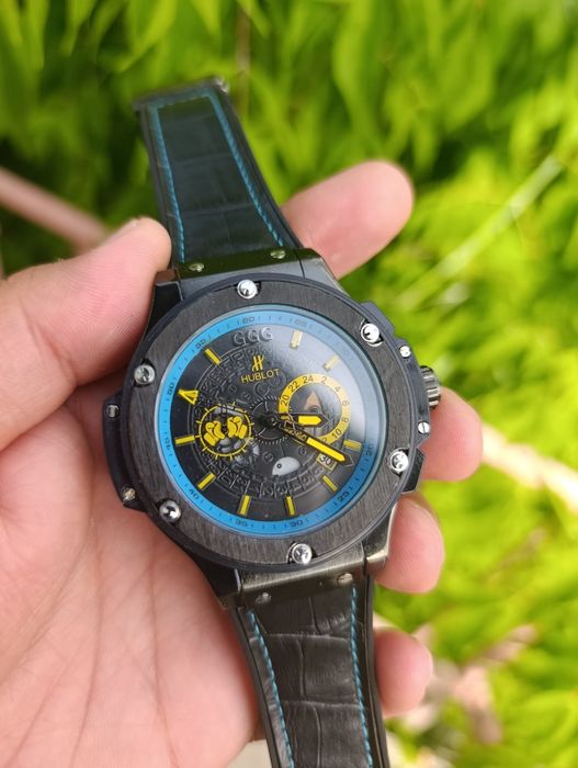 Мужские наручные часы Hublot GGG лимитированная серия супер распродажа