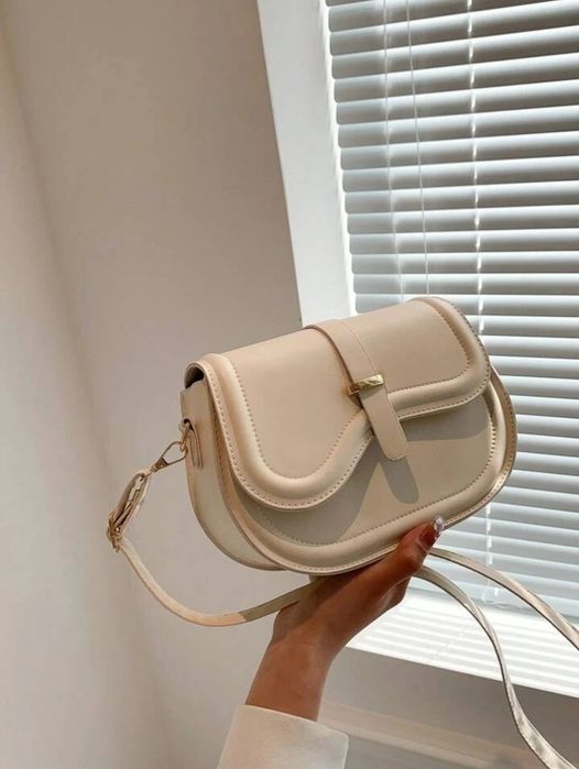 Сумка Small Saddle Bag Beige