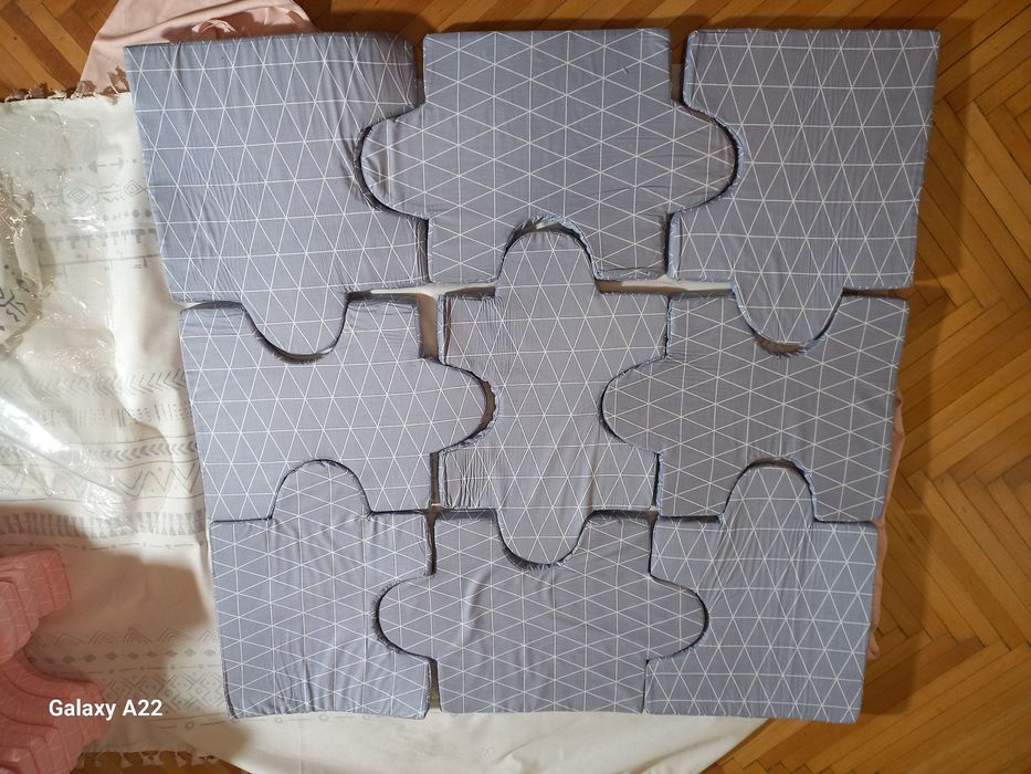 Детский коврик-пазл мягкий