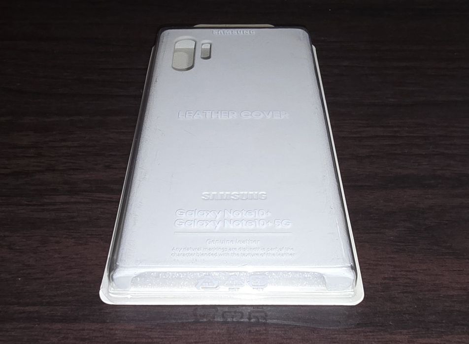 Husa piele originala Samsung Leather Cover Note 10+ Note 10 Plus 4G 5G