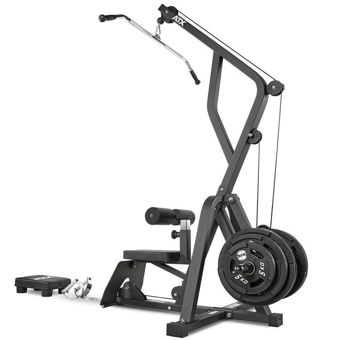 Комбиниран Скрипец със Свободни Тежести, Фитнес Уред Lat Pull