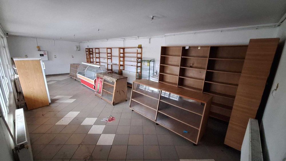 Spațiu comercial flexibil (64 mp + depozit) – Plosca, jud. Teleorman, poziție stradala la E70
