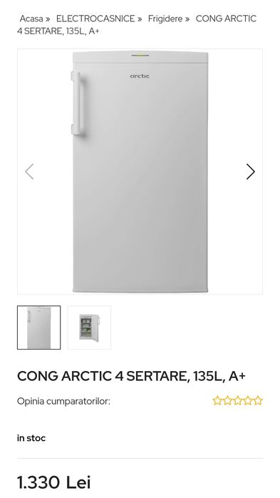 Congelator Arctic ANC135+