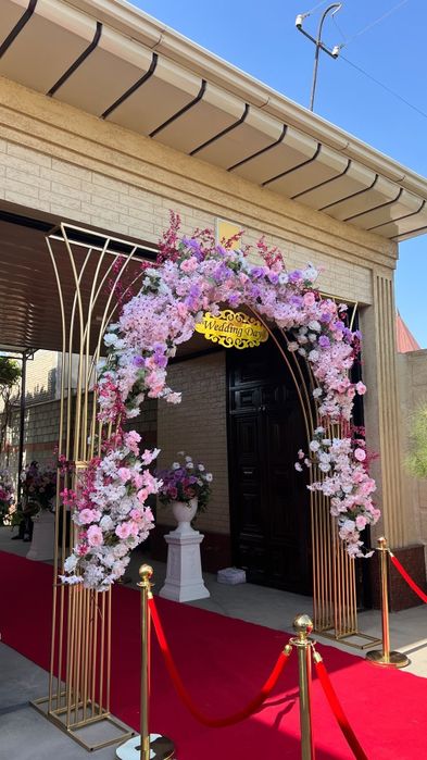 Оформление хизмати.  Оформление свадебных торжеств фотозона шарлар хиз